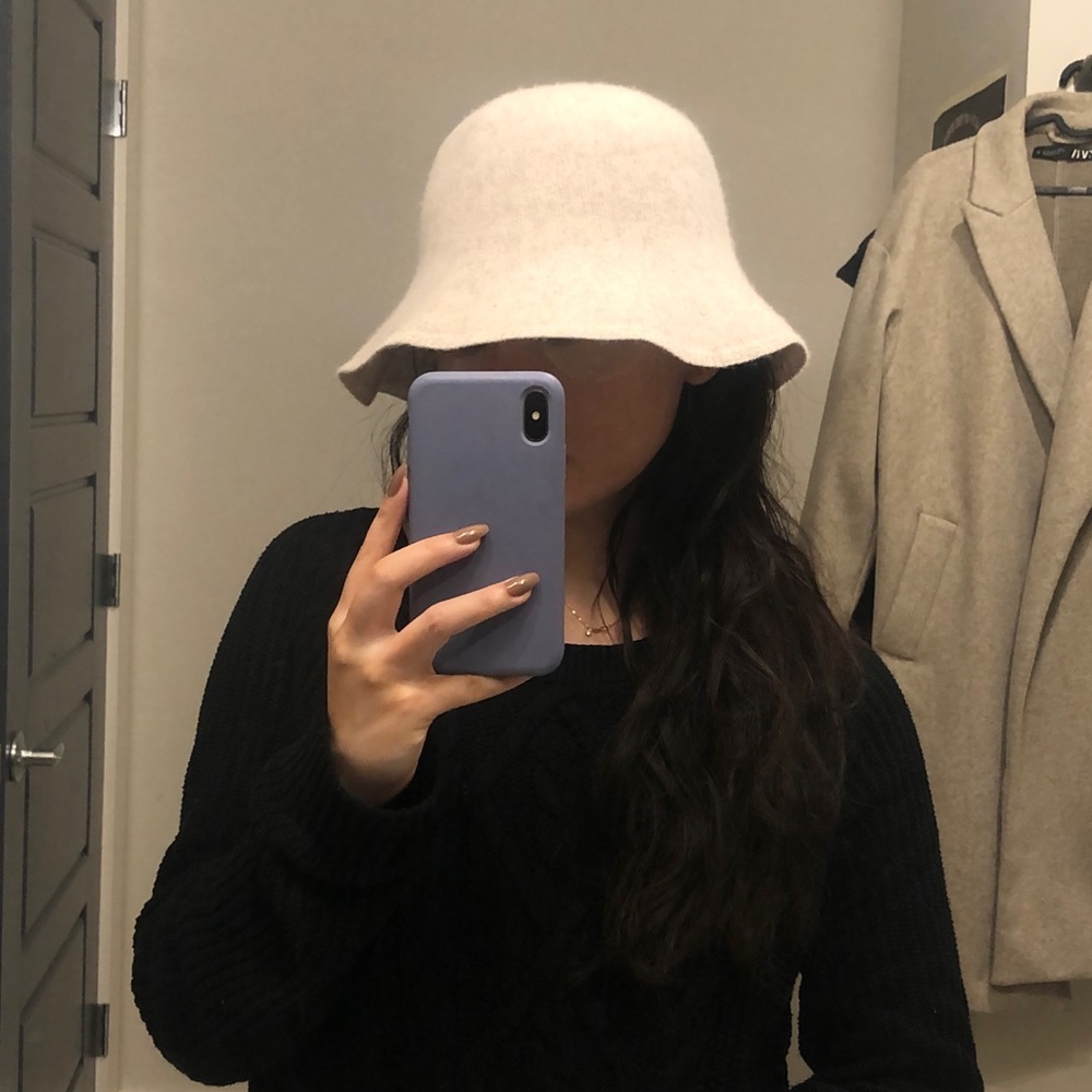 Wool blend hat